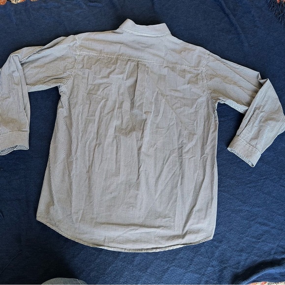 Cinch Black and White Mini Plaid Long Sleeve Button Down - Picture 6 of 8